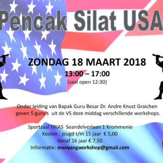 Seminar Pencak Silat USA op 18 maart